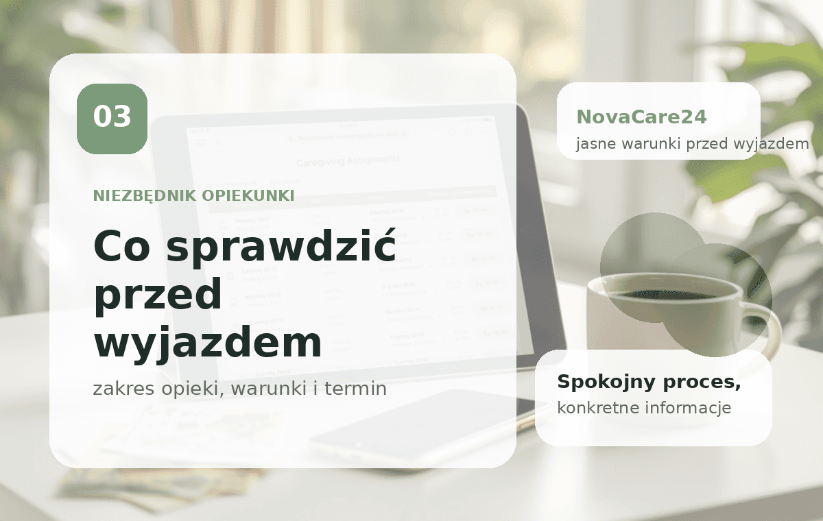 Co sprawdzić przed wyjazdem?
